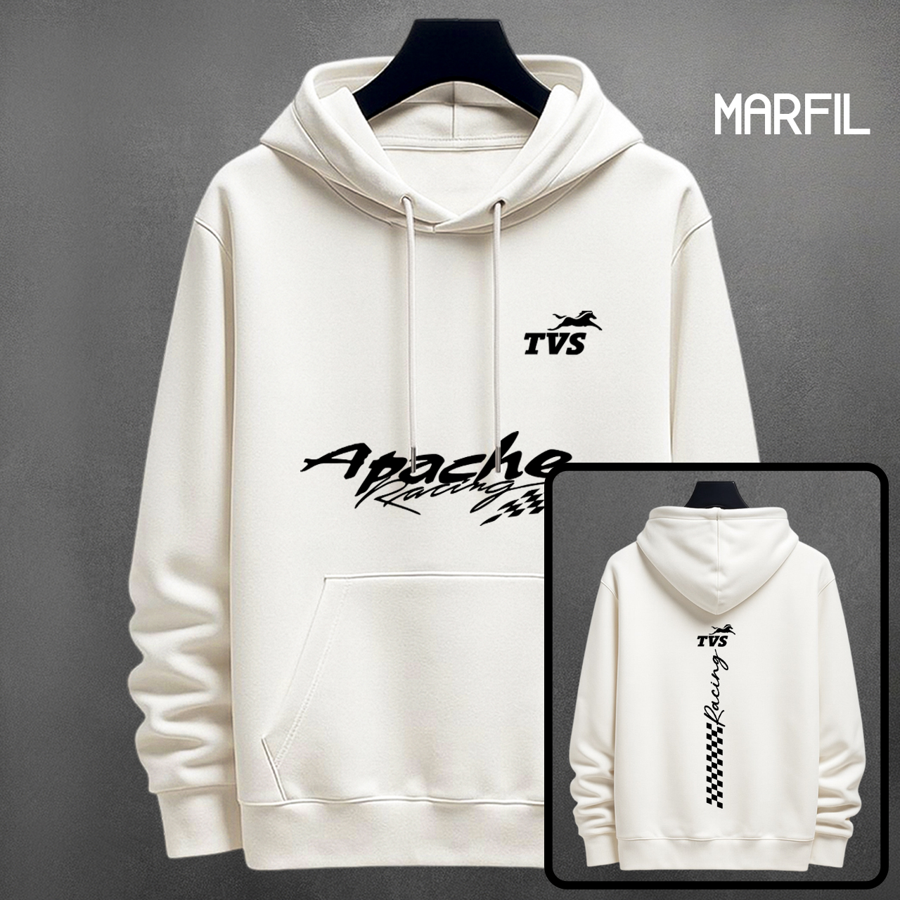 BUZO APACHE MOTO ROJO